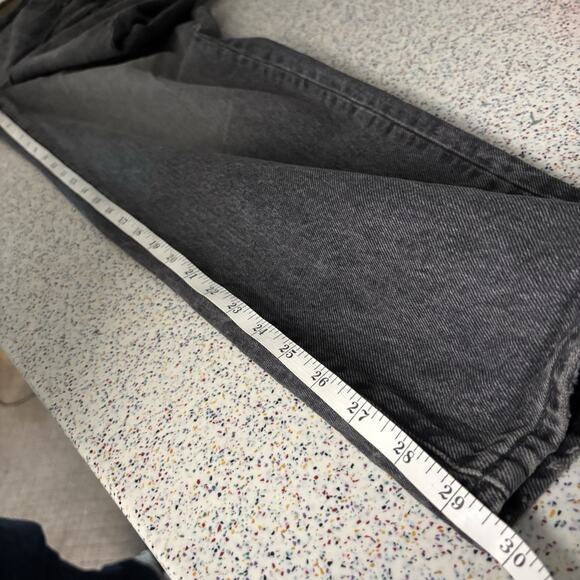 MADEWELL The Slougchy Boyjean Black Denim Jeans Pants Dark 26 - Picture 12 of 12